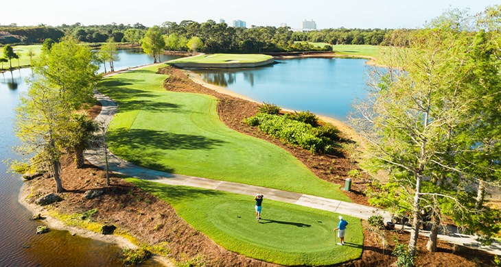 Southeast Florida Golf Course Aerial